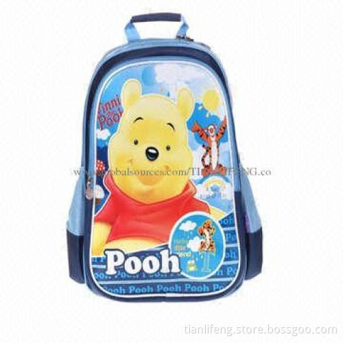 Cute cartoon children's school bags, made of polyester